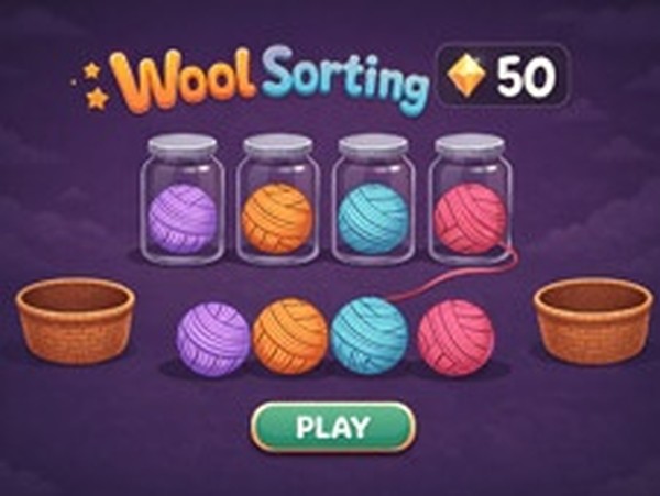 Wool Sorting Puzzle Game