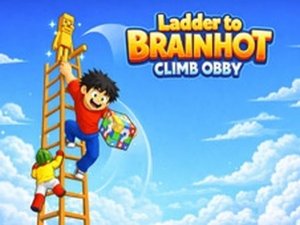 Ladder to Brainhot: Climb Obby Online Arcade