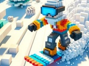 Snow Road Skiing Adventure