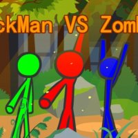 Stickman Bros Zombie Parkour